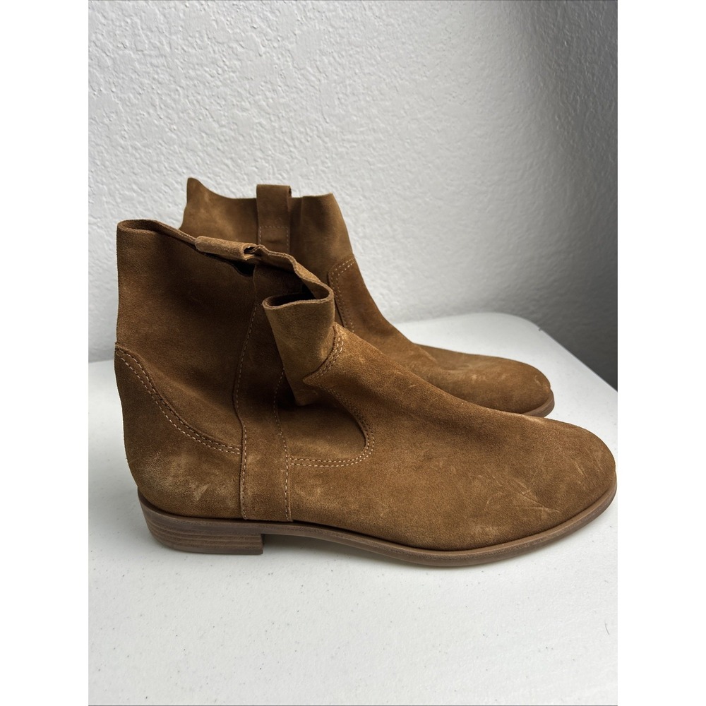 Gianni Bini Womens Brown Suede Ankle Boots Size 10M Pull On - Picture 4 of 9